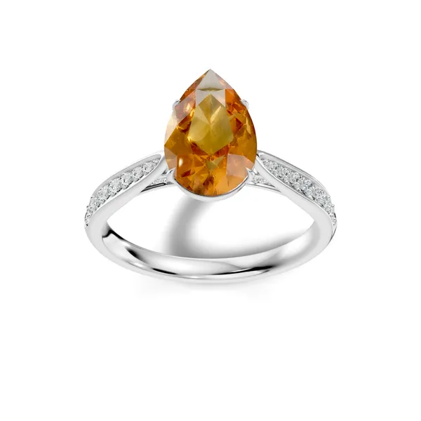 Pear_Cut_Gemstone_Ring_For_Women
