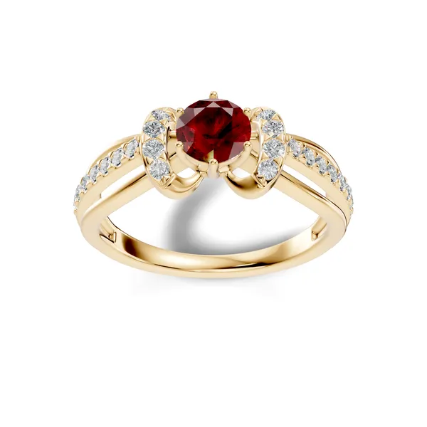 Red_Stone_Solitaire_Ring_For_Women