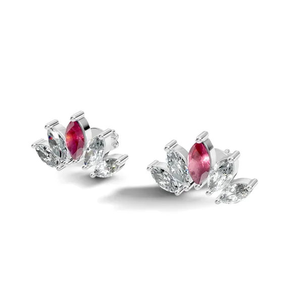 Rose_Floral_Stud_Earrings_For_Women