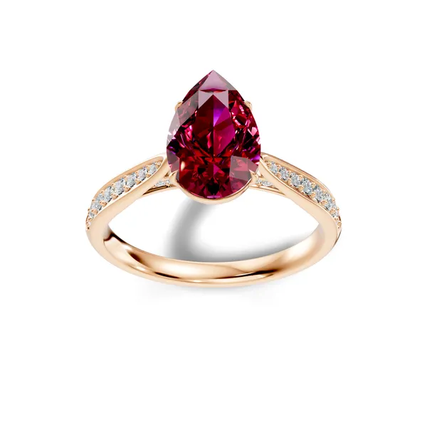 Rose_Pear_Cut_Stone_Ring_For_Women