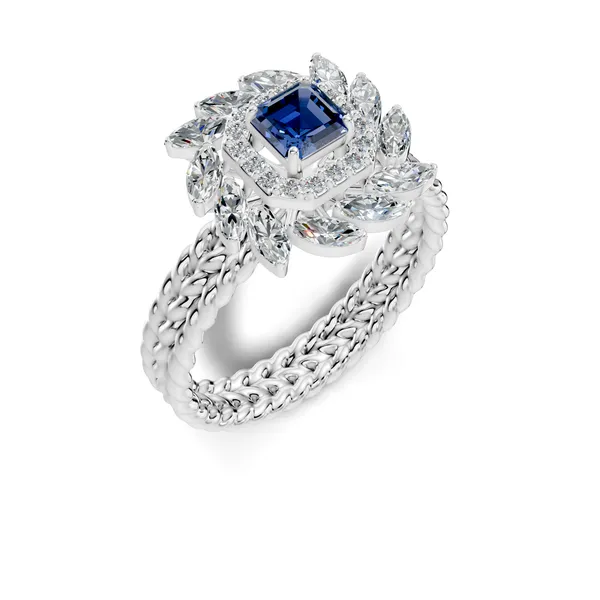 Blue_Stone_Statement_Ring_For_Women