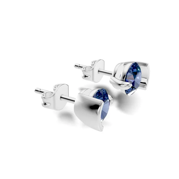 Blue_Stone_Stud_Earrings_For_Women