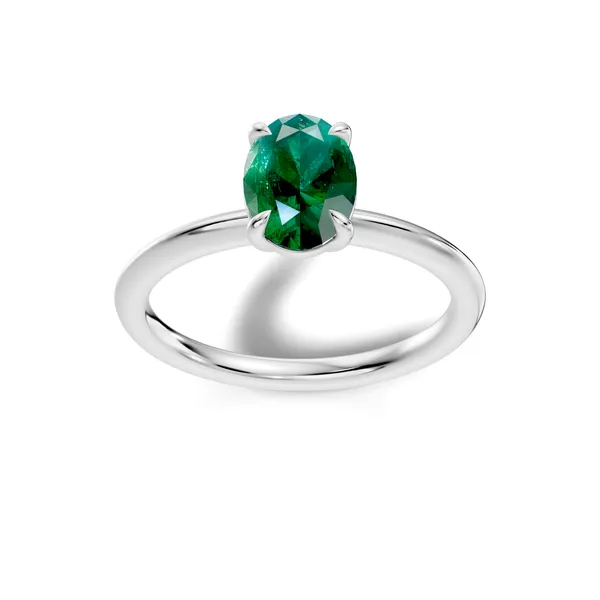 Green_Solitaire_Ring_For_Women