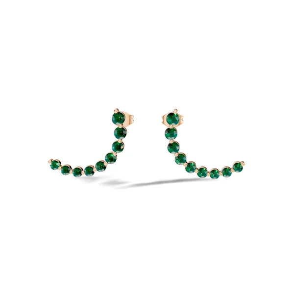 Green_Stone_Curved_Hoop_Earrings_For_Women