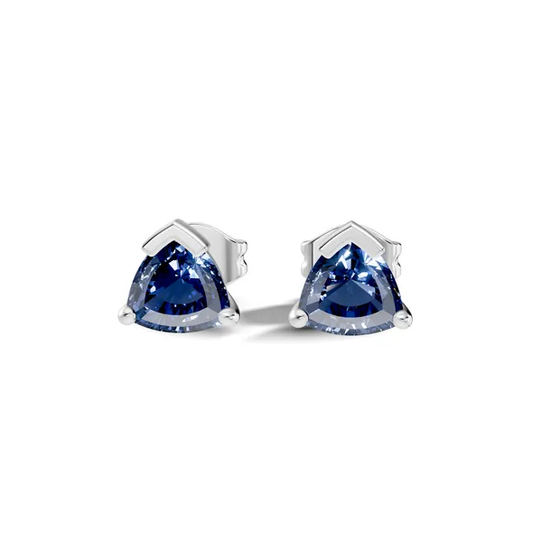 Blue_Triangular_Stud_Earrings_For_Women