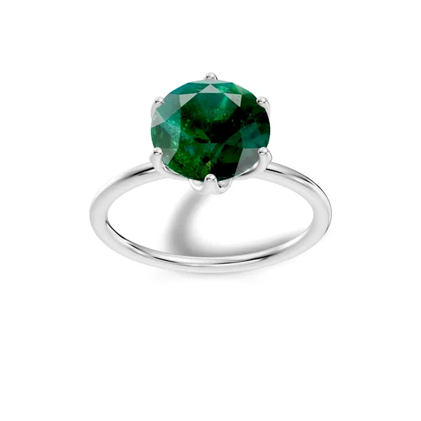 Green_Stone_Solitaire_Ring_For_Women