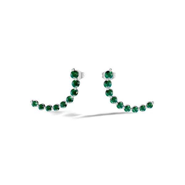 Green_Stone_Curved_Hoop_Earrings_For_Women