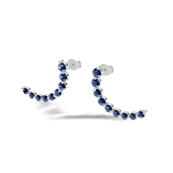 Blue_Stone_Ear_Crawler_Earrings_For_Women