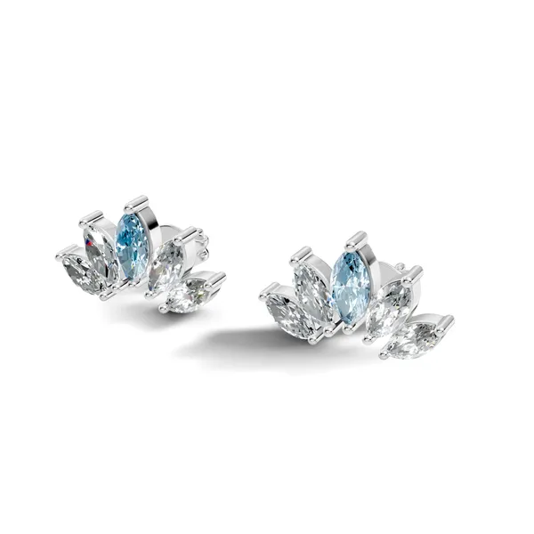 Crystal_Floral_Stud_Earrings_For_Women