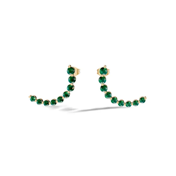 Green_Stone_Curved_Hoop_Earrings_For_Women