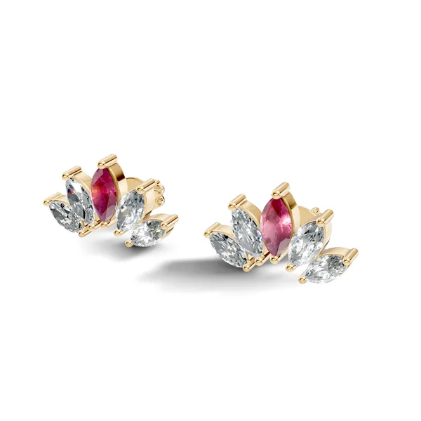 Rose_Floral_Stud_Earrings_For_Women