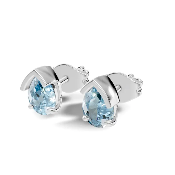 Teardrop_Stud_Earrings_For_Women