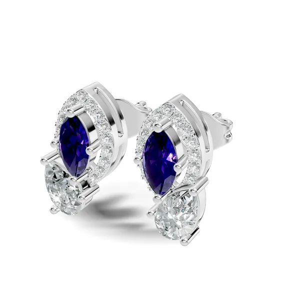 Rose_Stone_Stud_Earrings_For_Women