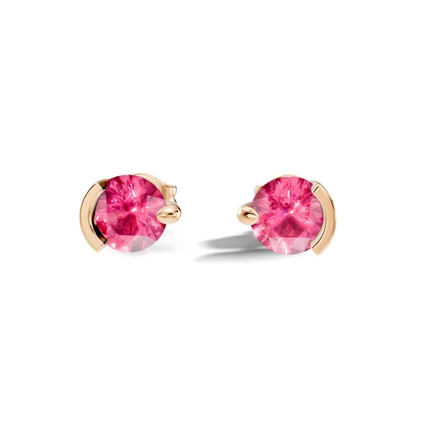 Pink_Stone_Stud_Earrings_For_Women