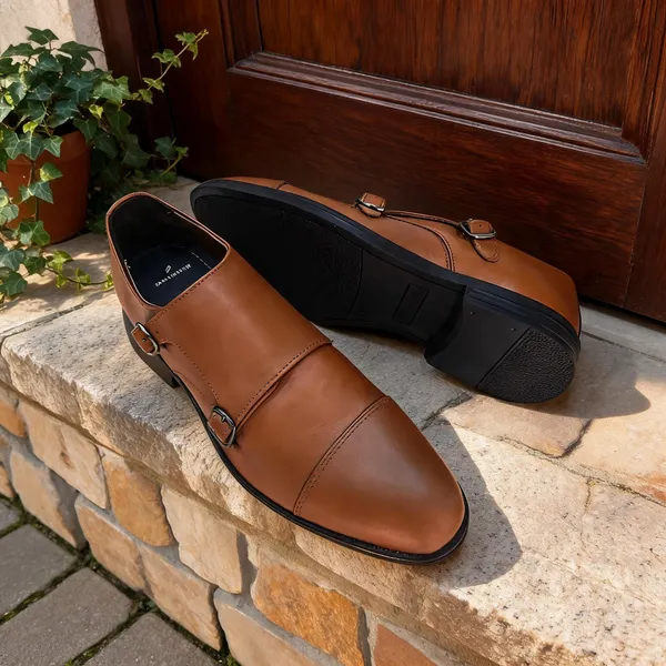 Brown_Leather_Monk_Strap_Formal_Shoes_For_Men