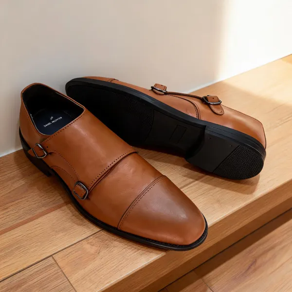 Brown_Leather_Monk_Strap_Formal_Shoes_For_Men