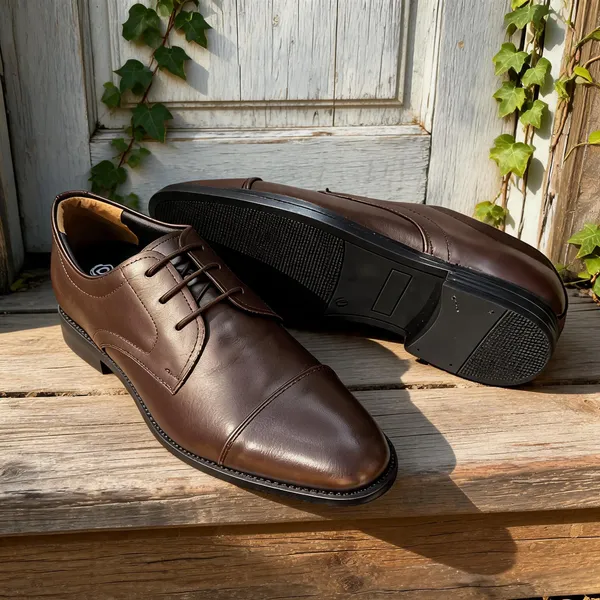 Brown_Leather_Lace-Up_Pointed-Toe_Formal_Shoes_For_Men