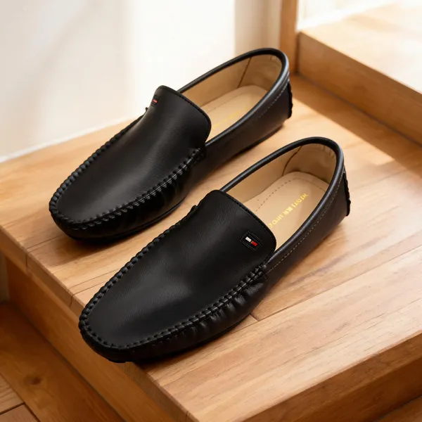 Black_Leather_Slip-On_Casual_Loafers_For_Men