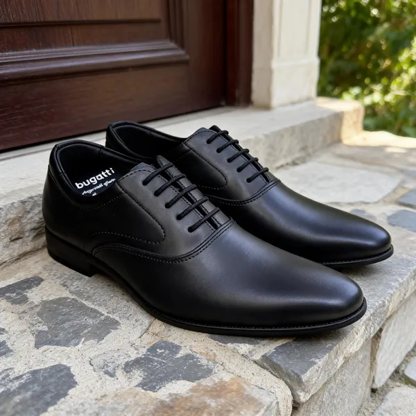 Black_Leather_Lace-Up_Pointed-Toe_Formal_Shoes_For_Men