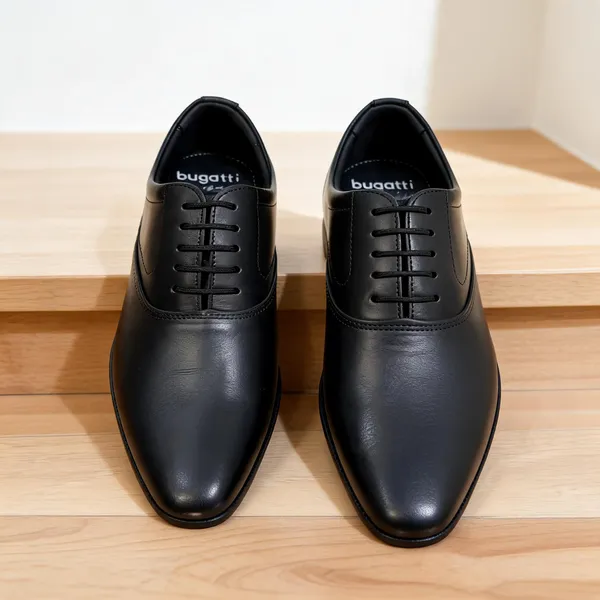 Black_Leather_Lace-Up_Pointed-Toe_Formal_Shoes_For_Men