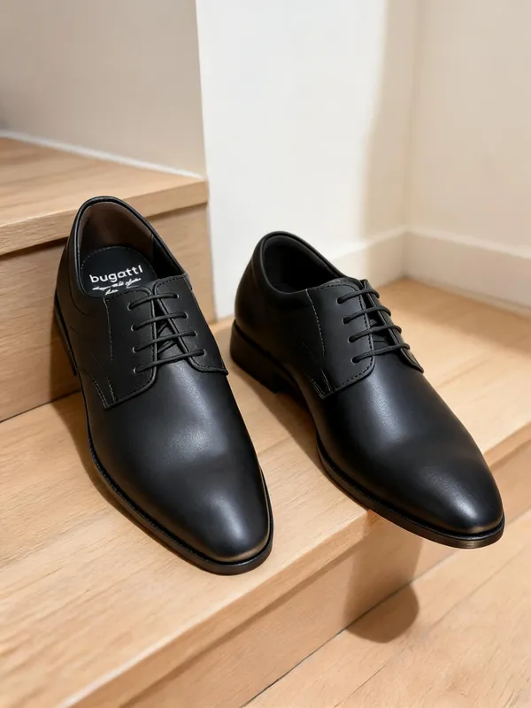 Black_Leather_Lace-Up_Pointed-Toe_Formal_Shoes_For_Men