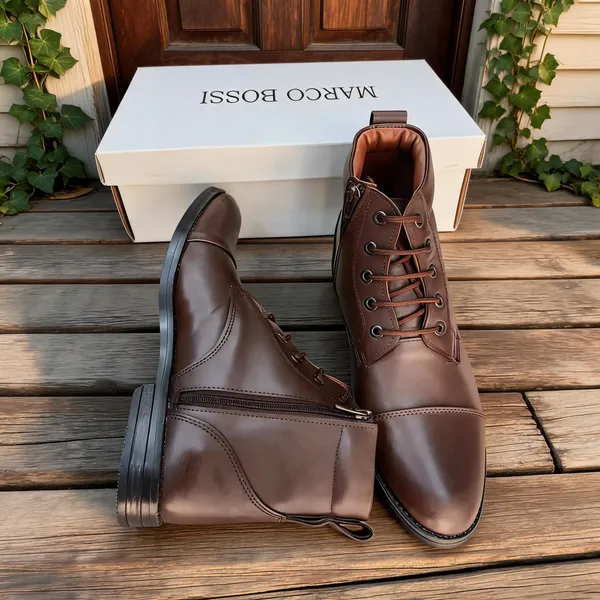 Brown_Leather_Lace-Up_Ankle_Boots_For_Men