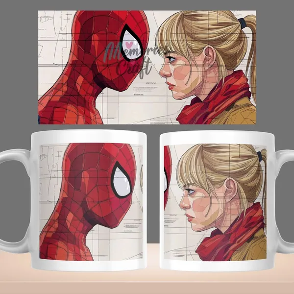 Ceramic_Spider-Man_Illustrated_Character_Print_Coffee_Mug_Pack_Of_2