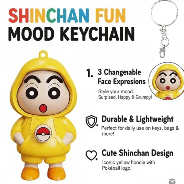 Yellow_Rubber_Hooded_Character_Keychain