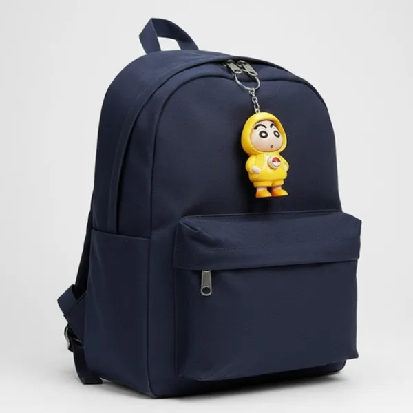 Yellow_Rubber_Hooded_Character_Keychain