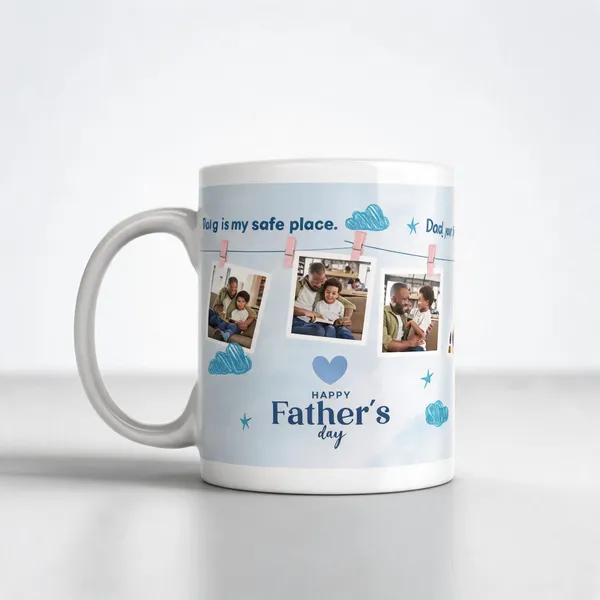 Ceramic_Personalized_Father'S_Day_Photo_Print_Mug_Pack_Of_2