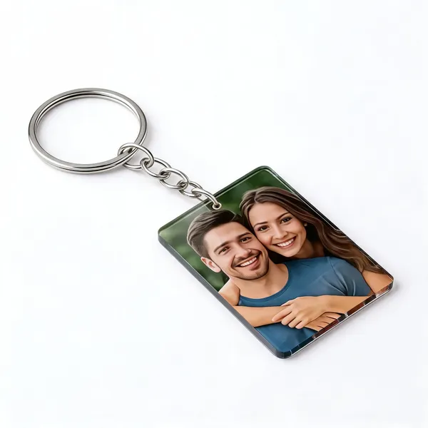 Silver_Metal_Personalized_Photo_Keychain_For_Couples