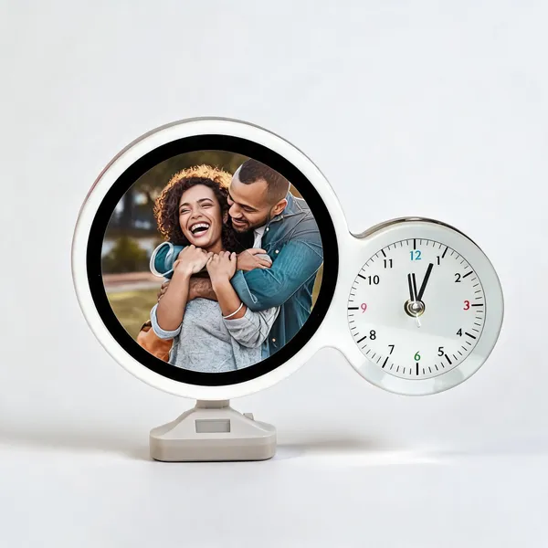 Plastic_Modern_Round_Photo_Frame_With_Analog_Clock