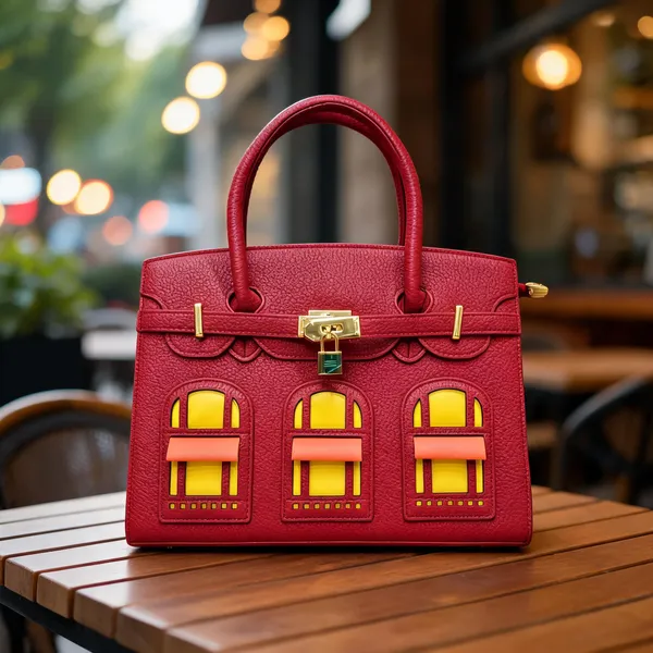Red_Textured_Structured_Handbag_for_Women