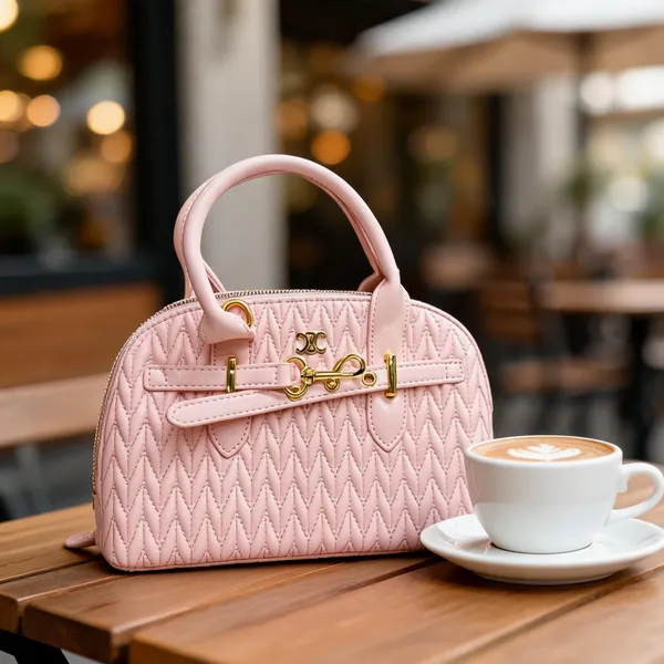 Pink_Quilted_Structured_Handbag_for_Women