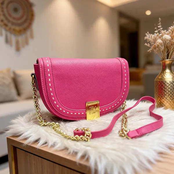 Pink_Textured_Crossbody_Sling_Bag_for_Women