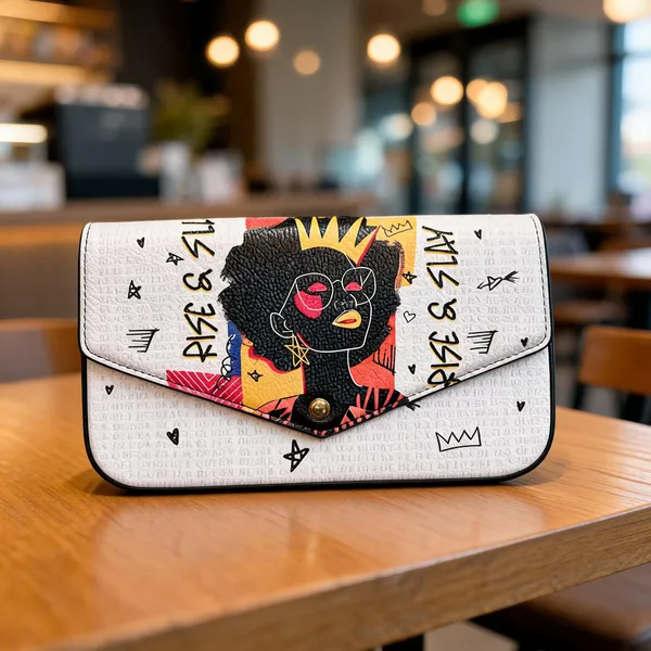 White_Faux_Leather_Printed_Clutch_Wallet_for_Women