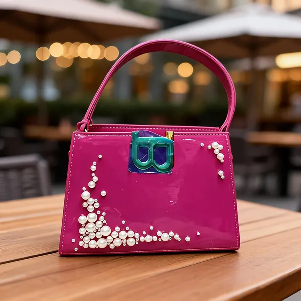 Magenta_Glossy_Structured_Handbag_for_Women