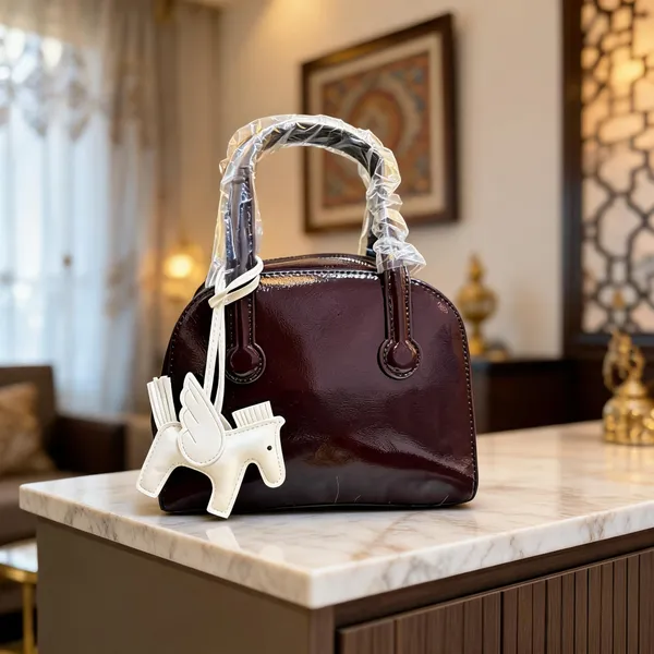 Burgundy_Faux_Leather_Structured_Handbag_for_Women