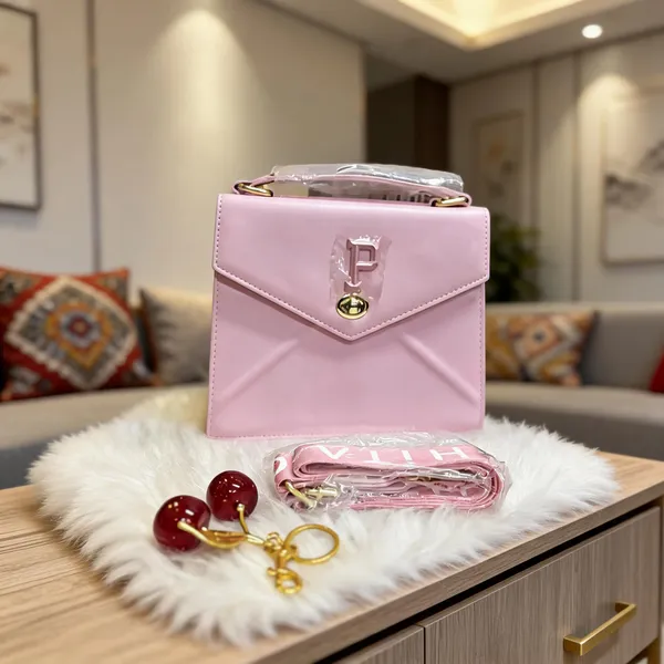 Pink_Faux_Leather_Envelope_Sling_Bag_for_Women