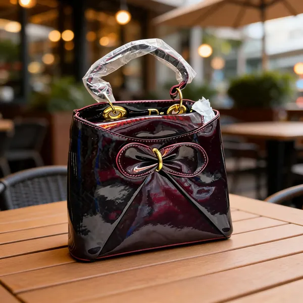 Black_Faux_Leather_Bow_Handbag_for_Women