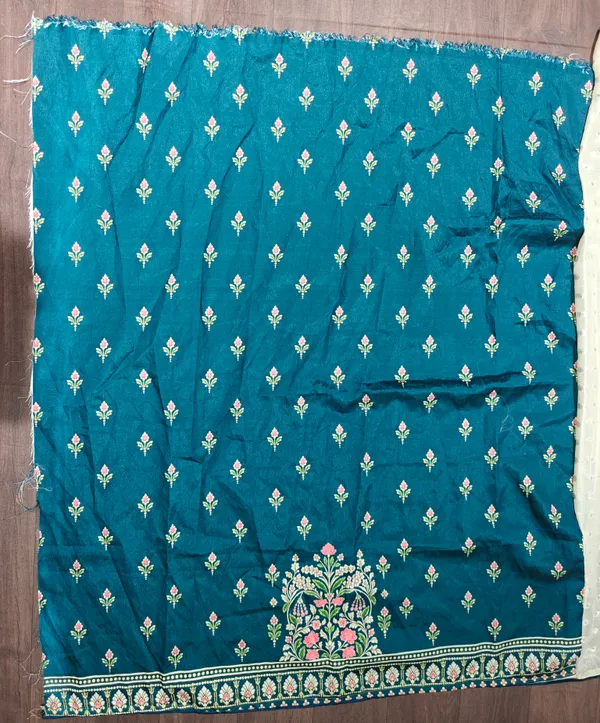 Teal_Printed_Unstitched_Dress_Material_Set_for_Women