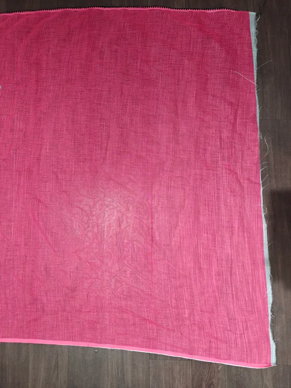 Pink_Embellished_Saree_With_Blouse_Piece
