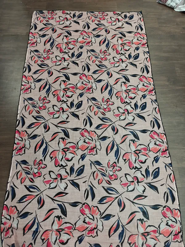 Multicolor_Printed_Saree_With_Blouse_Piece