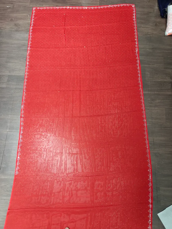 Red_Net_Embroidered_Saree_For_Women