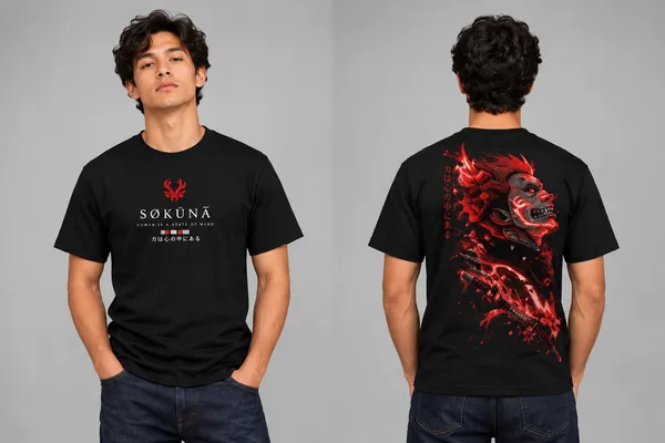 Black_Cotton_Graphic_T-Shirt_For_Men