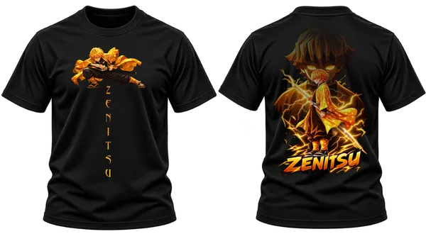 Black_Cotton_Zenitsu_Graphic_Print_T-Shirt_For_Men