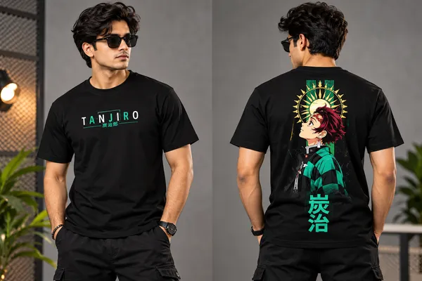 Black_Cotton_Graphic_Print_T-Shirt_For_Men