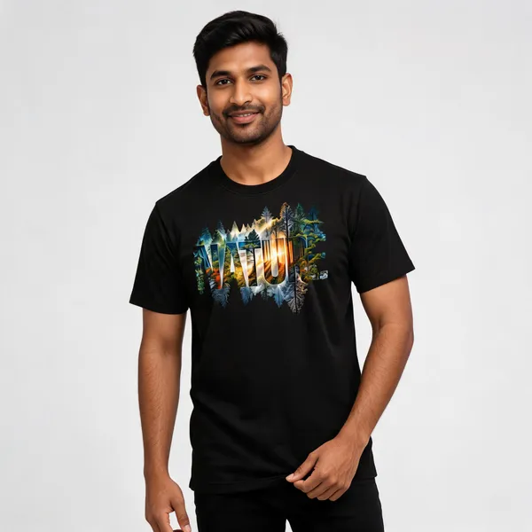 Black_Cotton_Graphic_Print_T-Shirt_For_Men
