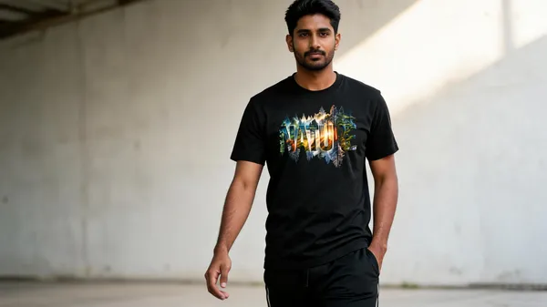 Black_Cotton_Graphic_Print_T-Shirt_For_Men