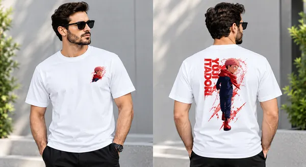 White_Cotton_Graphic_Print_T-Shirt_For_Men